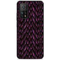 Xiaomi Mi 10T 5G Kılıf Dragons (7) Telefon Kılıfı Ejderha Skin Bordo