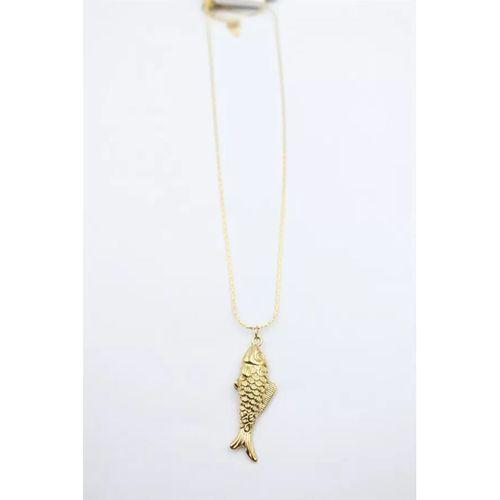 Balık Kolye - Altın
