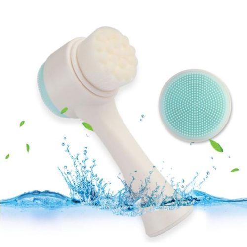 Çift Taraflı 3D Yumuşak Yüz Bakım Fırçası
