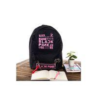 Black Pink Zincirli Okul Çantası Black Pink Sırt Çantası Black Pink