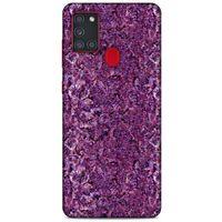 Mermer Desenli (28) Tema Arka Kapak Ametist Samsung Galaxy A21s Kılıf