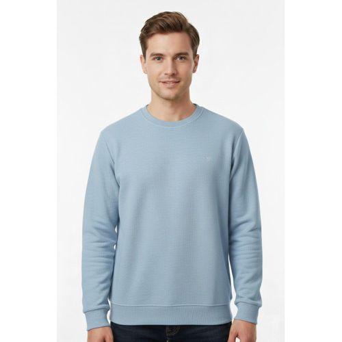 Erkek Sıfır Yaka Selanik Sweatshirt Regular Kalıp BGL-ST04926