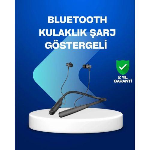 Boyun Askılı Kablosuz Bluetooth Kulaklık – Aktif Gürültü Önleme, Lcd Ekranlı