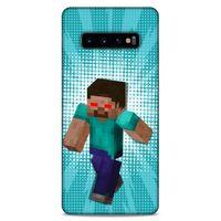 Lopard Samsung Galaxy S10 Plus Uyumlu Kılıf PiXel (42) Rugged Armor Kılıf Steve