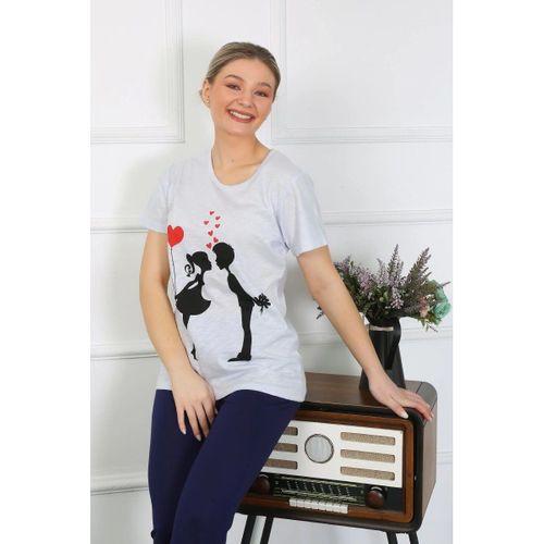 Kadın Kısa Kol Penye Pijama Takımı