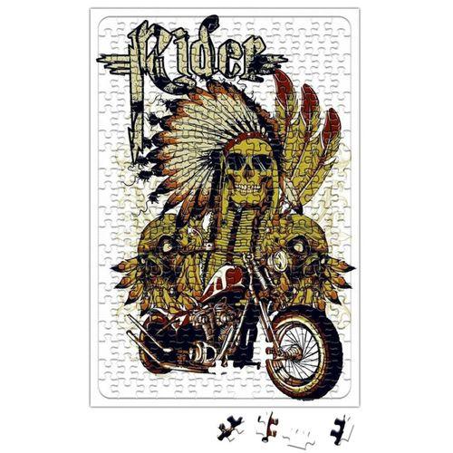 Motocicleta E Cranio Puzzle 240 Parça Yapboz