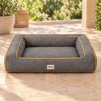 Kedi Köpek Yatağı Sofa Bed - Kiremit · Gri
