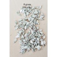 Oya Abiye Bileklik Kolye Pleksi Metalik Plastik Pul Gümüş Renk 8 gram 130 adet - BNC514