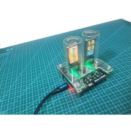 2 HANELİ Nixie LCD Saat (Bu ürün Sadece Plastik parçadır - Almadan Önce Soru Sorabilirsiniz)