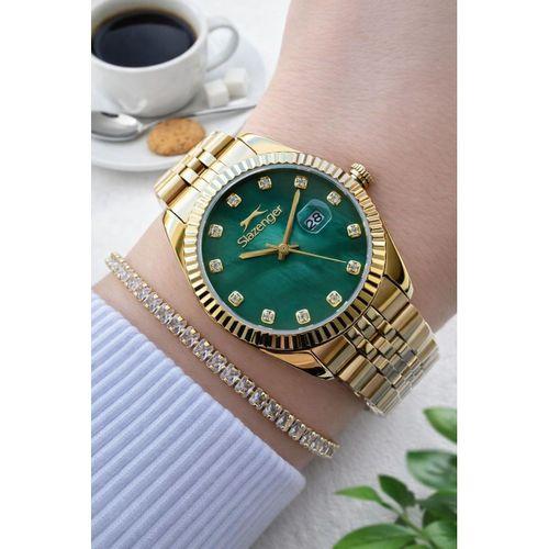 Slazenger Yeni Sezon Elite Model 50 Mt Suya Dayanıklı Bileklik Hediyeli Kadın Kol Saati VS.BLKT.0908