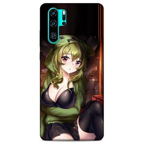 Lopard Huawei P30 Pro Uyumlu Kılıf PiXel (34) Slim Armor Kılıf TNT Anime