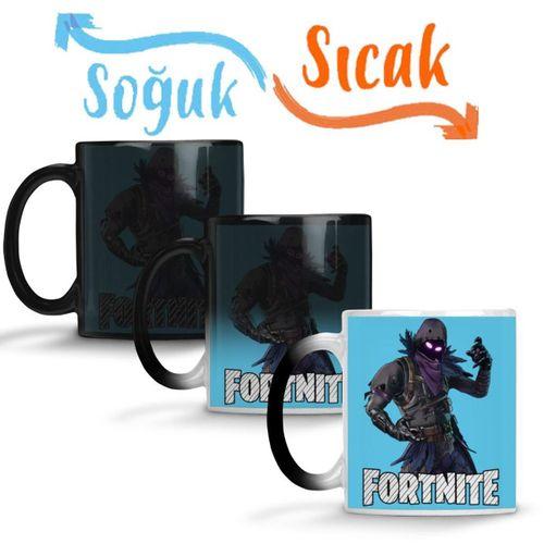 Fortnite Raven Skin Sihirli Kupa Bardak Porselen