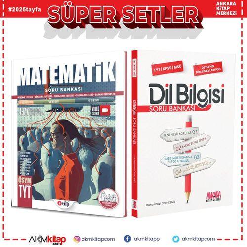 Ulti TYT Matematik ve AKM Dil Bilgisi Soru Bankası Seti 2 Kitap