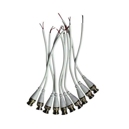 10 Adet CCTV Güvenlik Kamerası İçin Kablolu Hazır Bnc Konnektör