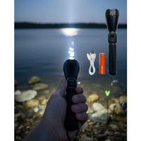 60w Güçlü Led El Feneri 6000 Lümen Uzun Mesafe Aydınlatma Seti