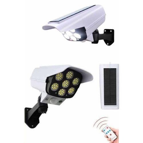 Solar Bahçe Lambası Uzaktan Kumandalı Kamera Görünümlü Hareket Sensörlü