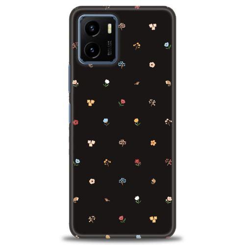 Vivo Y21 Kılıf HD Baskılı Kılıf - Flower + Tam Ekran Koruyucu