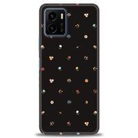 Vivo Y21 Kılıf HD Baskılı Kılıf - Flower + Tam Ekran Koruyucu