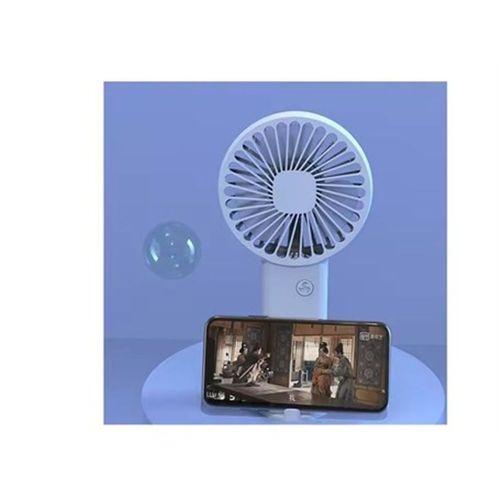 Mini Fan,Telefon Tutucu,Portatif El Vantilatörü Mavi  9,3X19Cm Usb Şarjlı El Fanı