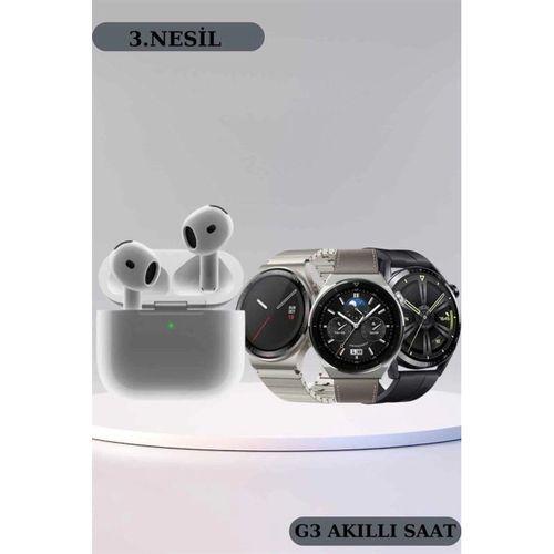 Akıllı Saat Ve Kulaklık Seti Bildirim Görme Arama Cevaplama Anc Özelliği