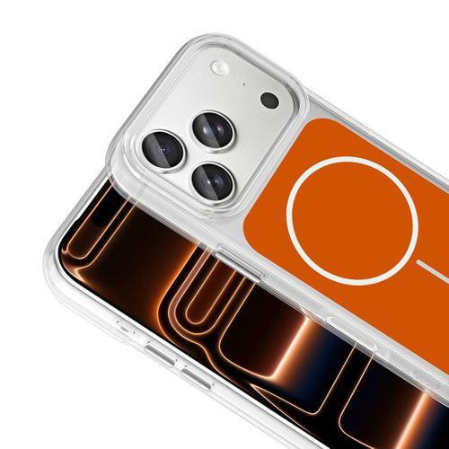 Apple iPhone 17 Pro Max Kılıf Metal Buton Tasarımlı Zore İkonik Sert Silikon Kapak