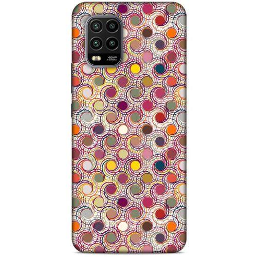Xiaomi Mi 10 Lite Kılıf Pastel Renkler (36) Glitter Kılıf Sarı Pembe