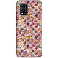 Xiaomi Mi 10 Lite Kılıf Pastel Renkler (36) Glitter Kılıf Sarı Pembe