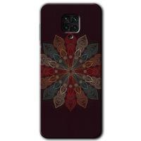 Redmi Note 9 Pro Kılıf HD Desen Baskılı Arka Kapak - Mandala Flower Wal
