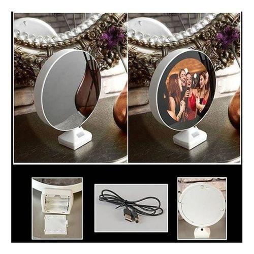 Fotoğraflı Sihirli Ayna Işıklı Fotoğraf Çerçevesi N-36