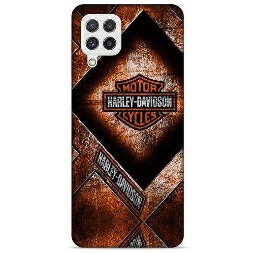 Samsung Galaxy A22 Uyumlu Kılıf Motorsiklet (14) Lansman Kılıf Harley Davidson