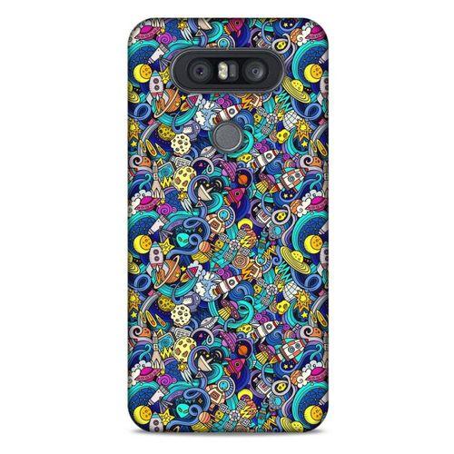 Graffitix (49) Desenli Silikon Kapak LG K41S - K51S Kılıf