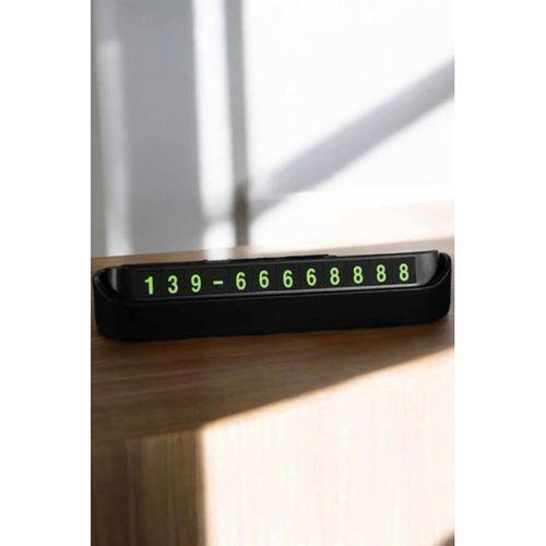 Araç İçi Numaratör Numaralık Torpido Üstü Açılır Kapanır Telefon Numarası Bırakma