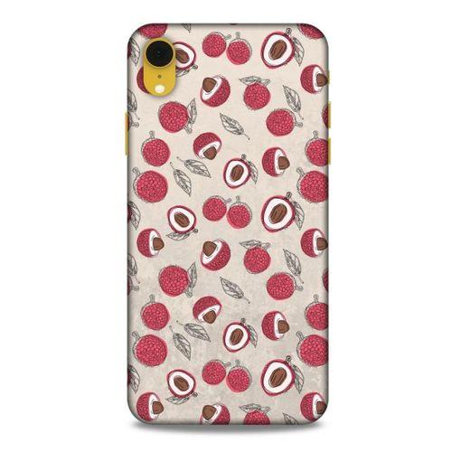 Frutix Lychee 01 Apple iPhone XR Kılıf Desenli Silikon