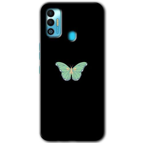 Potkal Hediye Fabrikası Tecno Spark 7T Kılıf HD Desen Baskılı Arka Kapak - Butterfly Tree