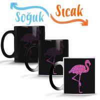 Flamingo 001 Sihirli Kupa Bardak Porselen