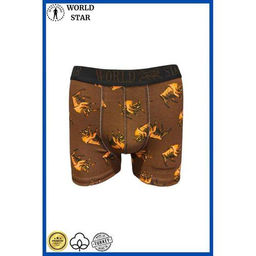 Likralı Pamuklu Renkli Erkek Boxer