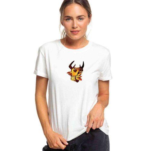 The Hunter Baskılı Beyaz Kadın Tshirt