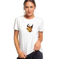 The Hunter Baskılı Beyaz Kadın Tshirt