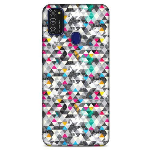 Geometrix 03 Samsung Galaxy M21 Kılıf Silikon Kapak