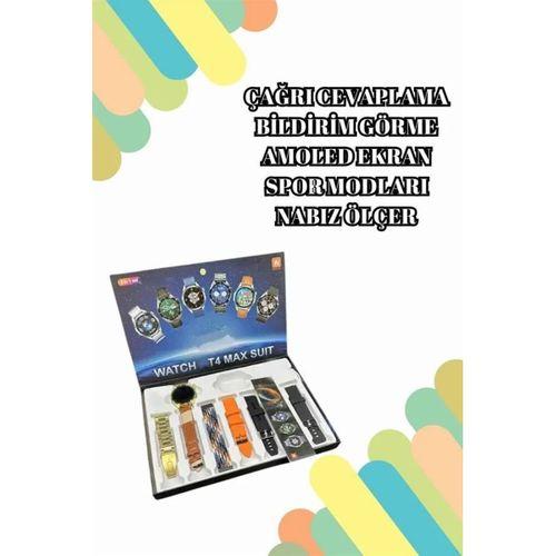 2025 Model Çok Kordonlu Akıllı Saat Ve Bluetooth Kulaklık El Fenerli