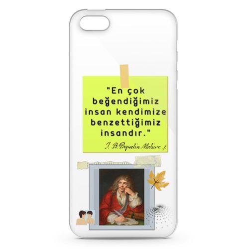 Apple iPhone 5s Kılıf Caps Moliere Arka Kapak Koruma Desenli Full Koruyucu