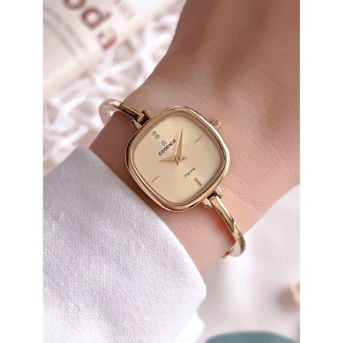 Essence Vintage Seri Küçük Kasa Çelik Kararma Renk Atma Yapmaz Kadın Kol Saat+Bileklik BD1222.110