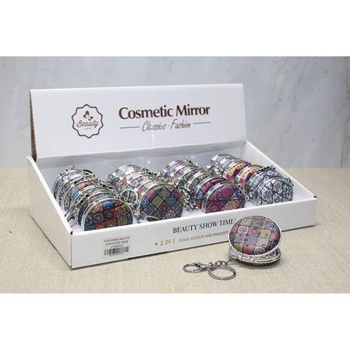 Taşlı El Aynası Anahtarlık