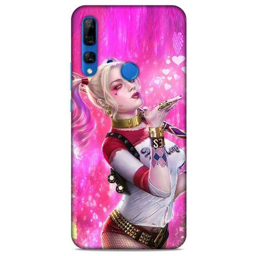 Huawei Y9 Prime 2019 Uyumlu Kılıf Harley Quinn (4) Koruma Kılıfı Fuşya