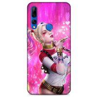Huawei Y9 Prime 2019 Uyumlu Kılıf Harley Quinn (4) Koruma Kılıfı Fuşya