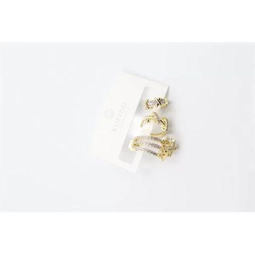 3'lü Xuping Küpe - Altın