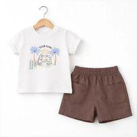6/24 Ay Gabardin Şort Basic Tişört Bebek Takımı