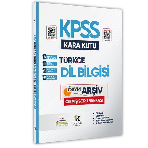 KPSS Türkçenin Kara Kutusu ÖSYM Soru Bankası Altın Set Konu Özetli Dijital Çözümlü