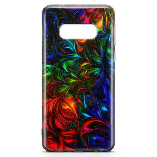 Samsung Galaxy S10e Kılıf Fractal Art Arka Kapak Koruma Desenli Full Koruyucu