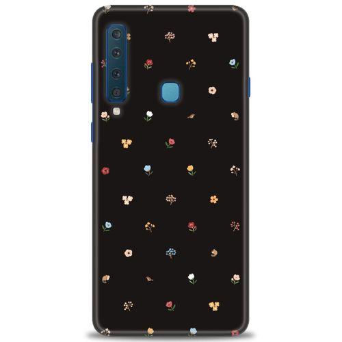 Samsung Galaxy A9 2018 Kılıf HD Baskılı Kılıf - Flower + Tam Ekran Koruyucu